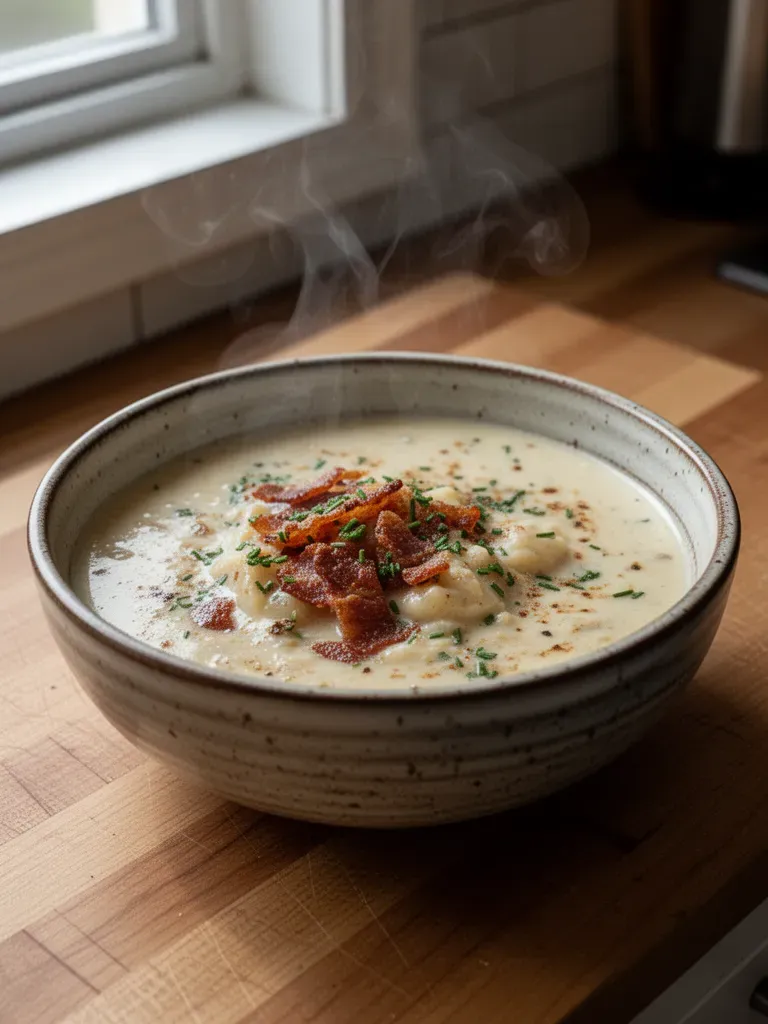 Creamy Smoked Gouda Potato Soup