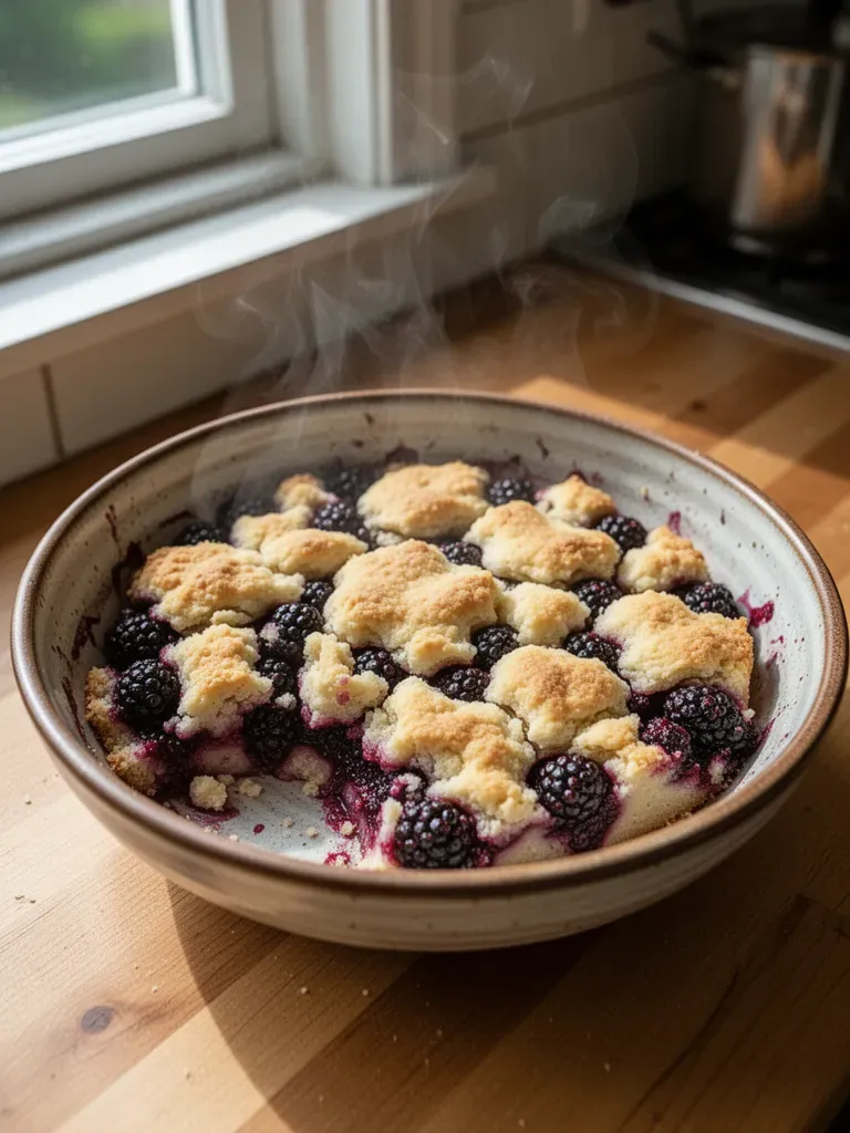 Blackberry Cobbler Bars