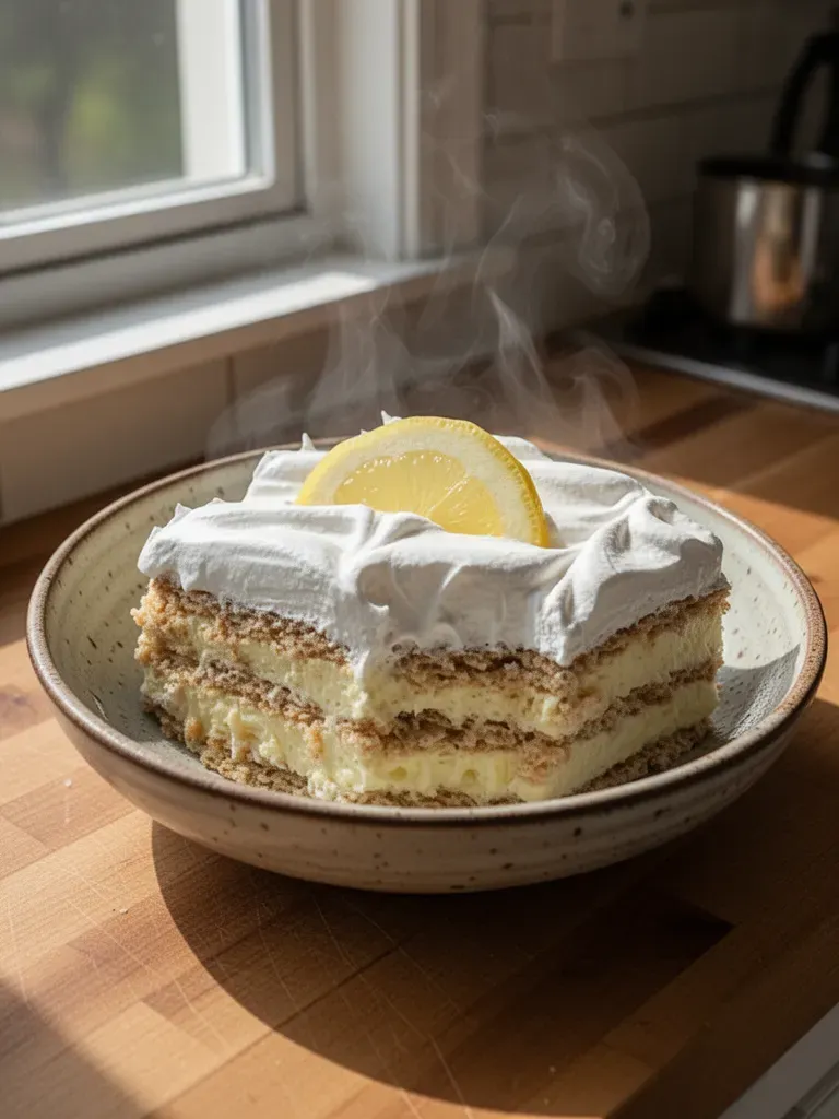 No-Bake Lemon Icebox Cake