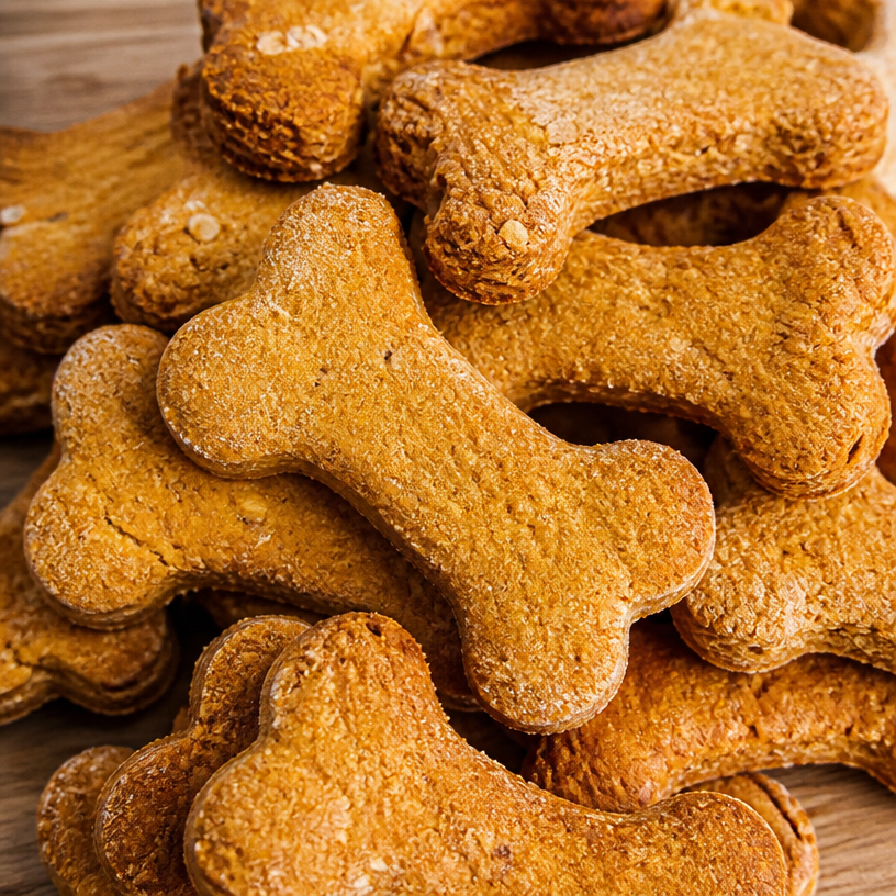 Homemade Pumpkin Peanut Butter Dog Treats