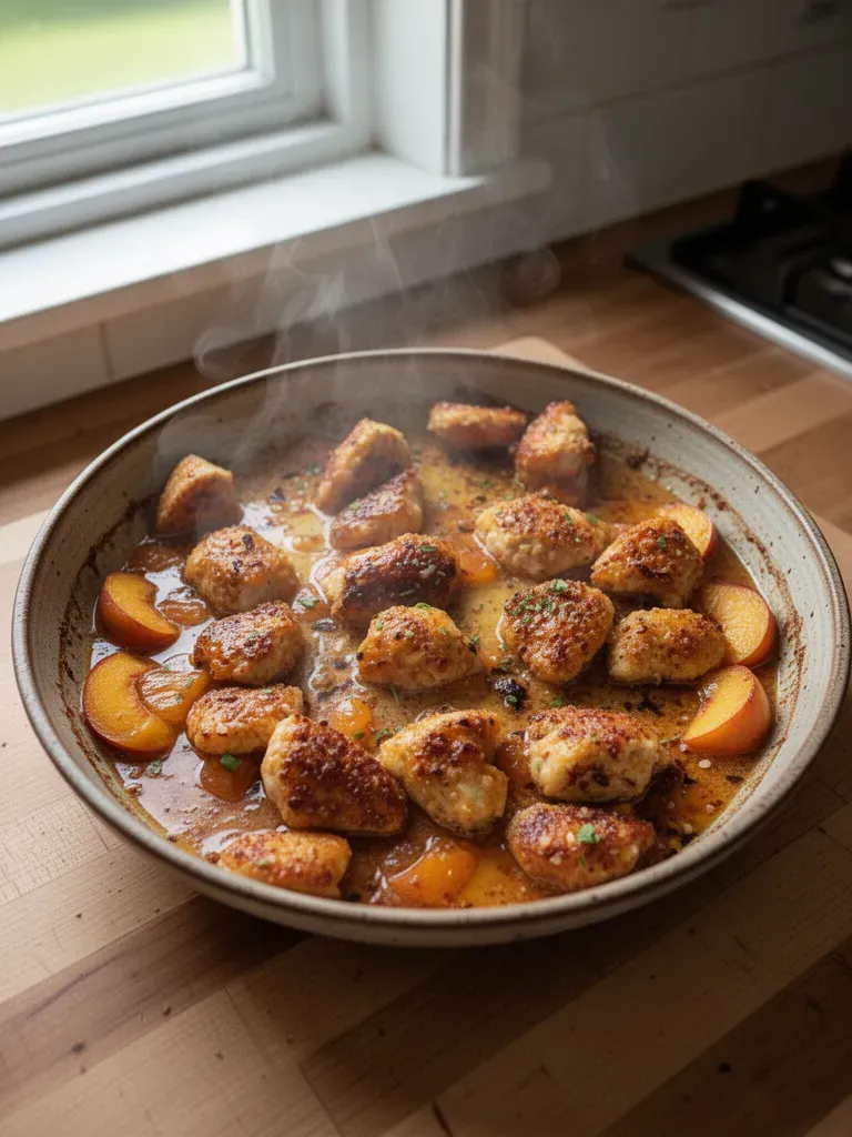 Coconut Peach Chicken
