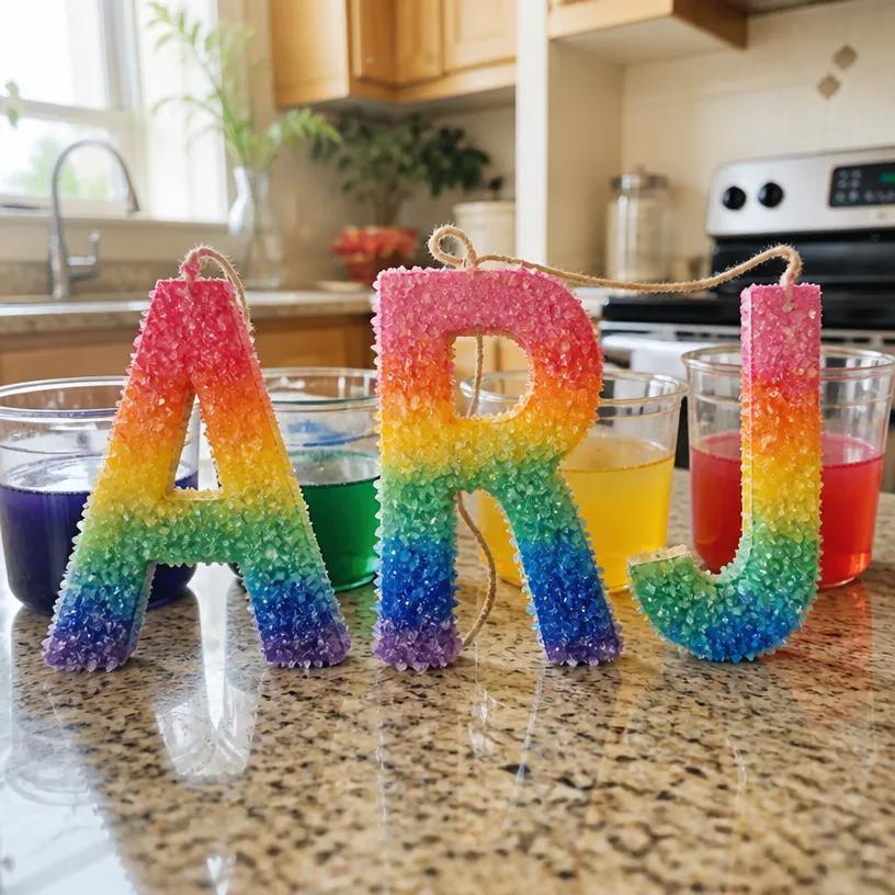 Rainbow Crystal Initial Letters 20 Rainbow Crystal Initial Letters