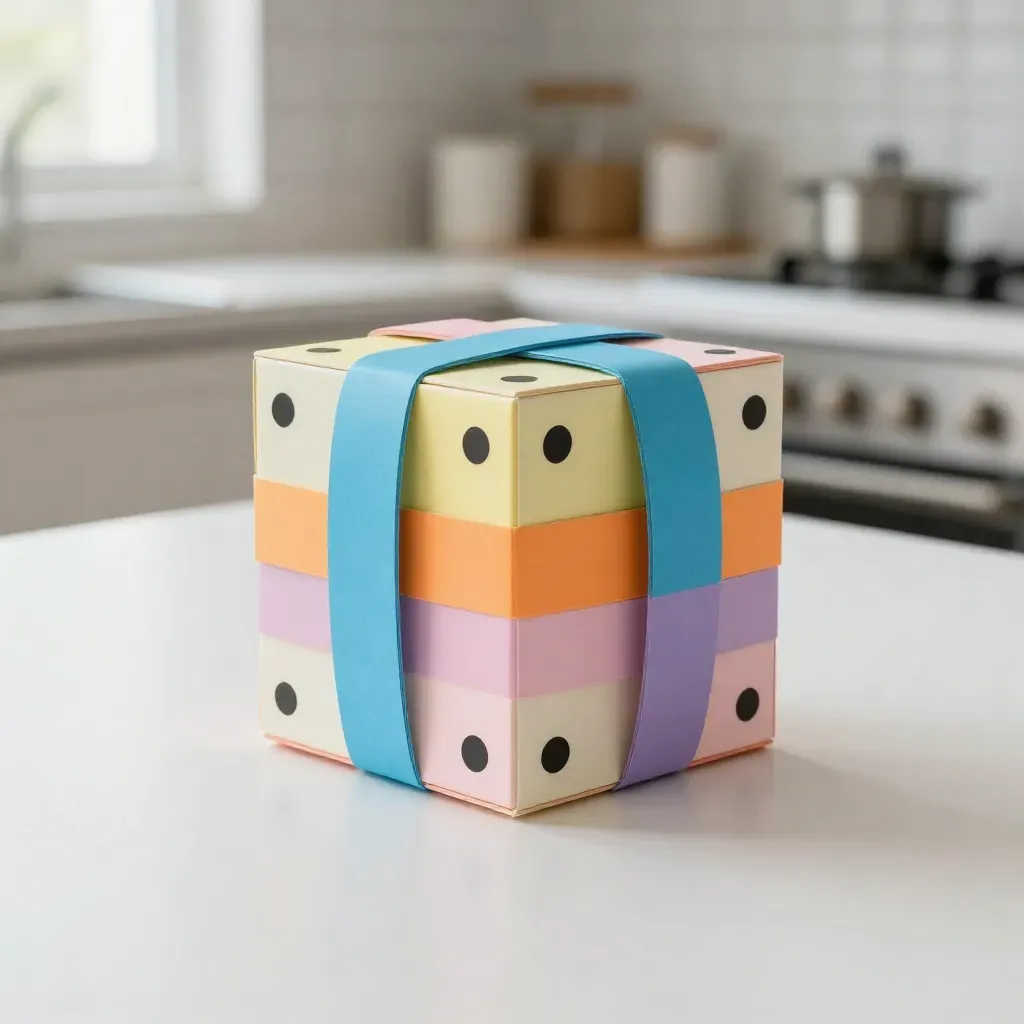 Kawaii Paper Infinity Cube Fidget Toy by Dany Martines 20 Fidget Toy Cubo Infinito de papel Kawaii - Dany Martines