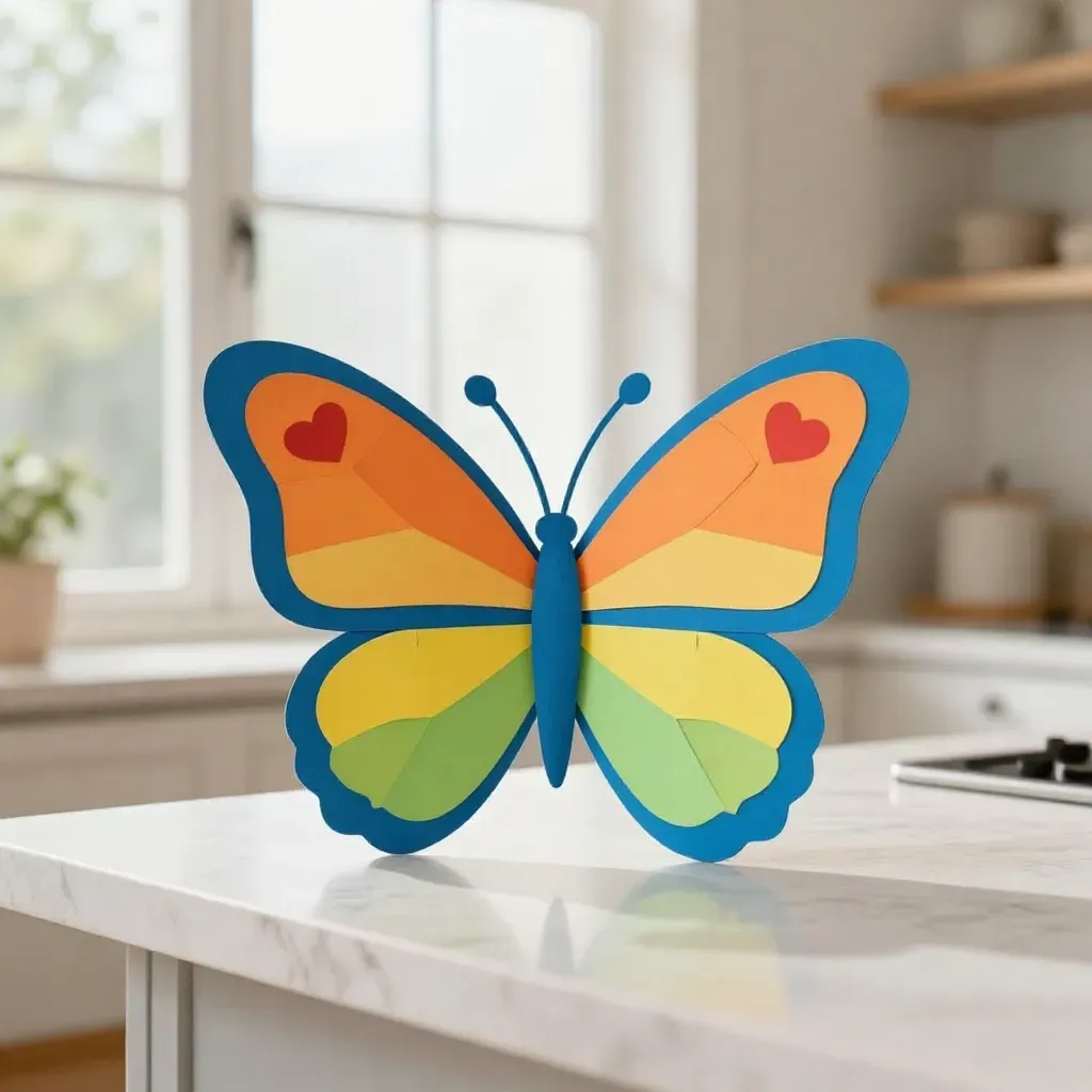 How to Make a Butterfly from Paper Plates: Easy Kids Craft 22 Paper Plate Butterfly
