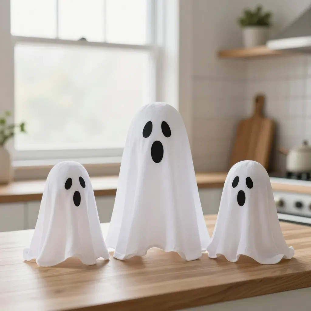 DIY Cheesecloth Ghosts for Halloween 24 Cheesecloth Ghost | How to Make Cheesecloth Ghosts for Halloween
