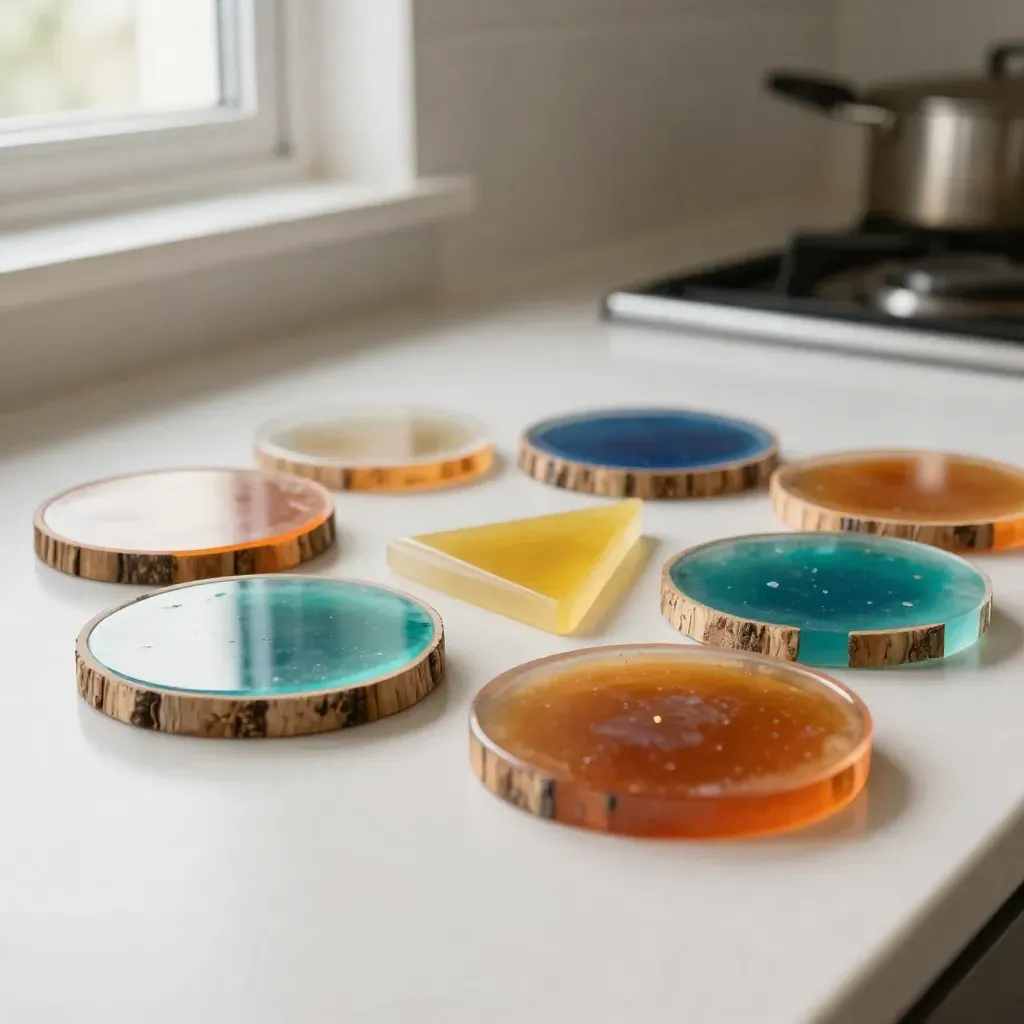 DIY Resin Coasters: Custom Craft Ideas 24 Custom Resin Coaster Crafts