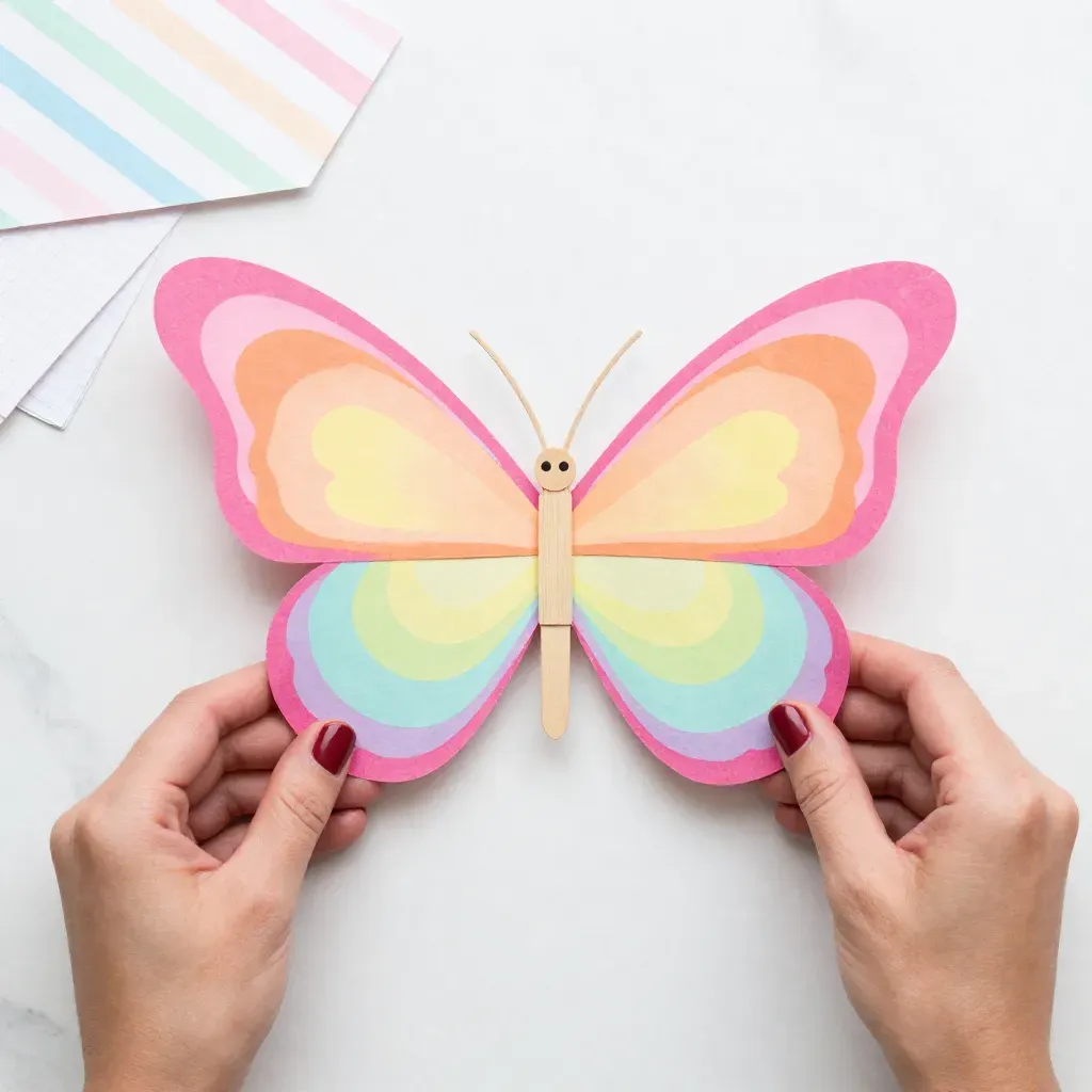 How to Make a Butterfly from Paper Plates: Easy Kids Craft 21 Paper Plate Butterfly
