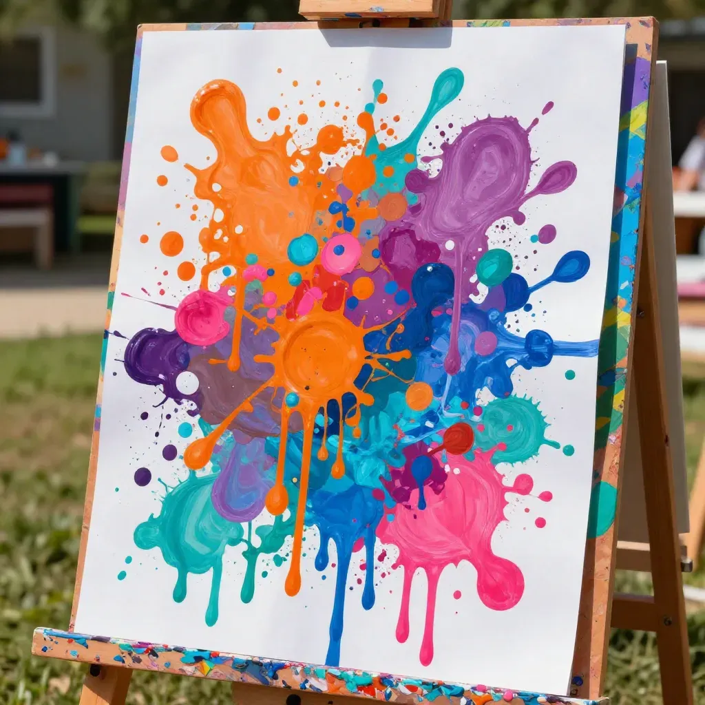 Water Gun Painting for Kids: Creative Outdoor Art Idea 20 Creative Outdoor Art! You've Got To Try Water Gun Painting With Your Kids.