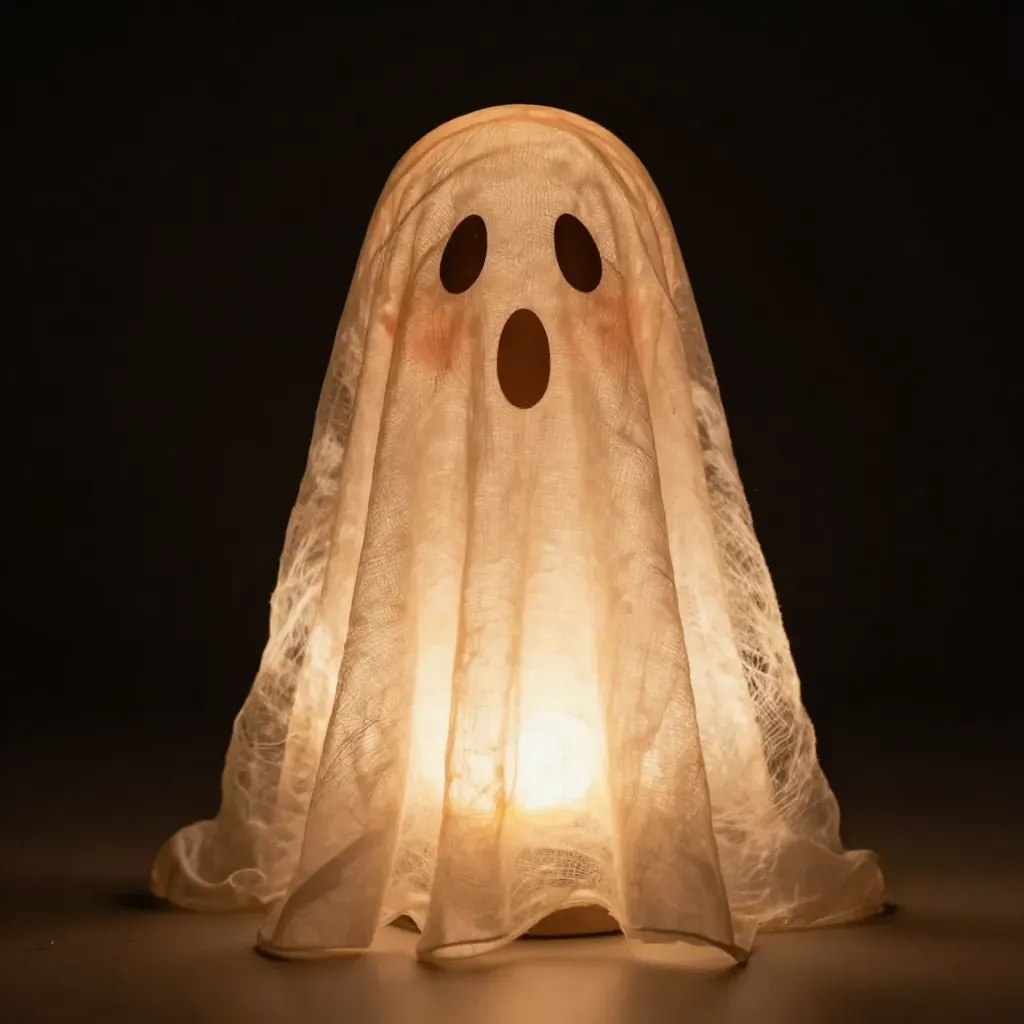 DIY Cheesecloth Ghosts for Halloween 23 Cheesecloth Ghost | How to Make Cheesecloth Ghosts for Halloween