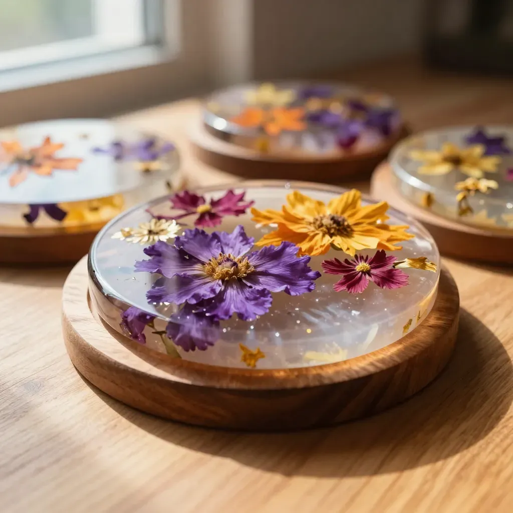 DIY Resin Coasters: Custom Craft Ideas 23 Custom Resin Coaster Crafts