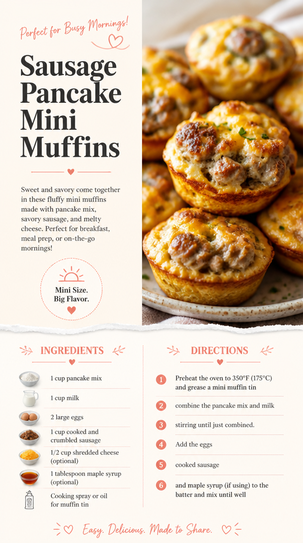 Sausage Pancake Mini Muffins