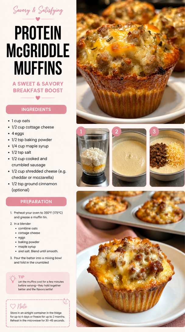Protein McGriddle Muffins