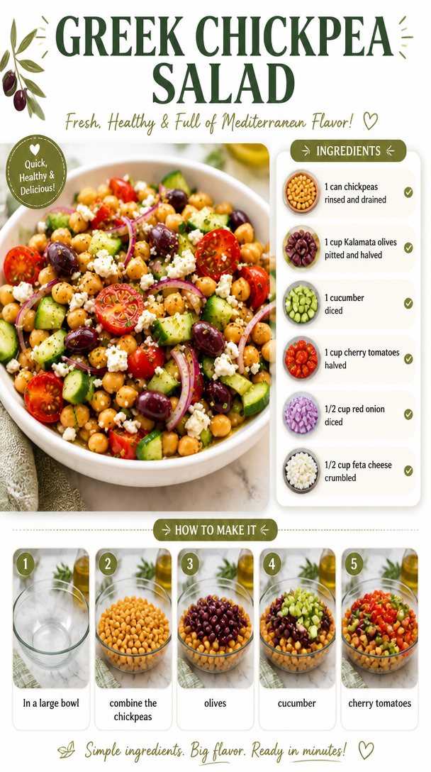 Greek Chickpea Salad