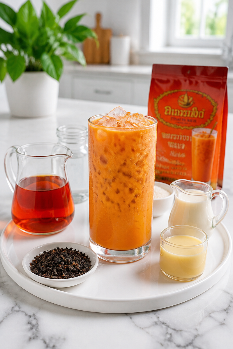 Authentic Iced Thai Milk Tea
