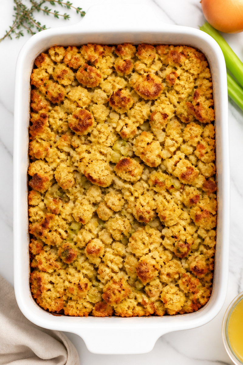 Southern Style Cornbread Dressing