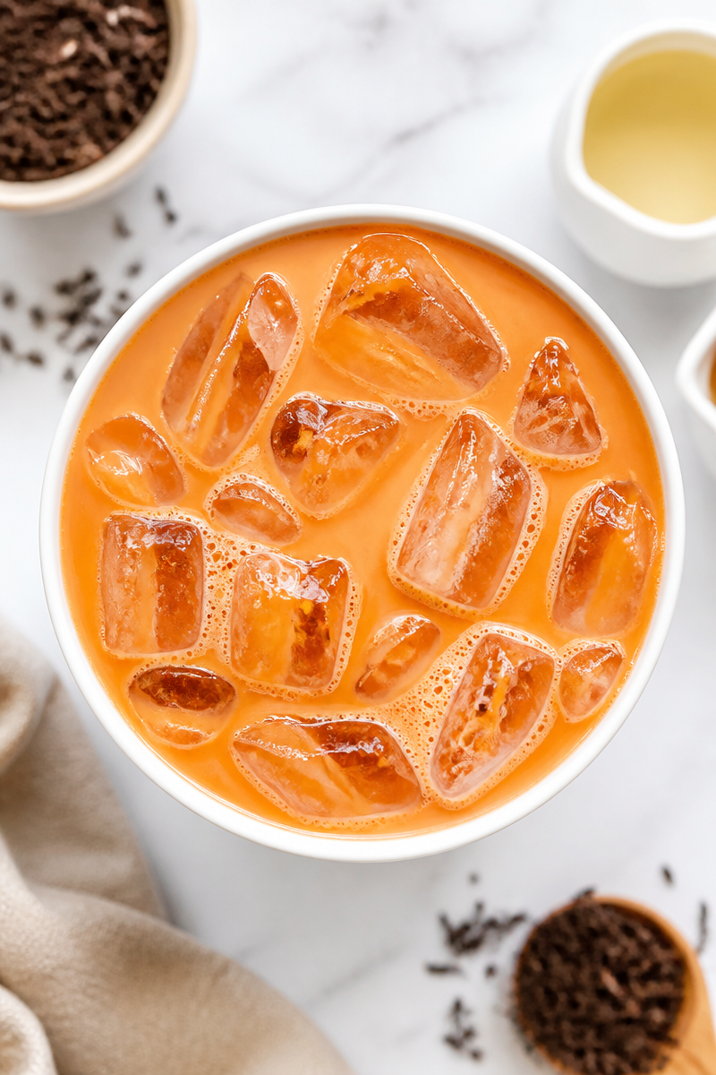 Authentic Iced Thai Milk Tea