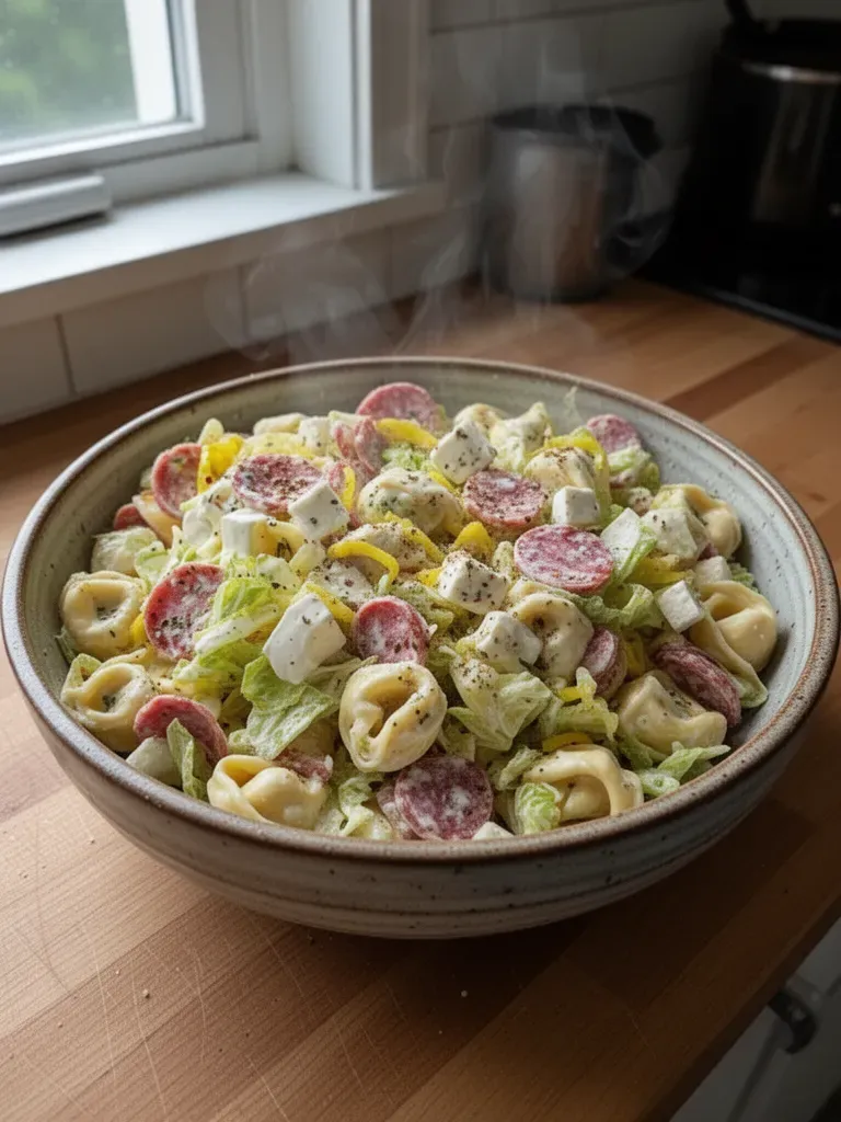 Italian Grinder Tortellini Salad