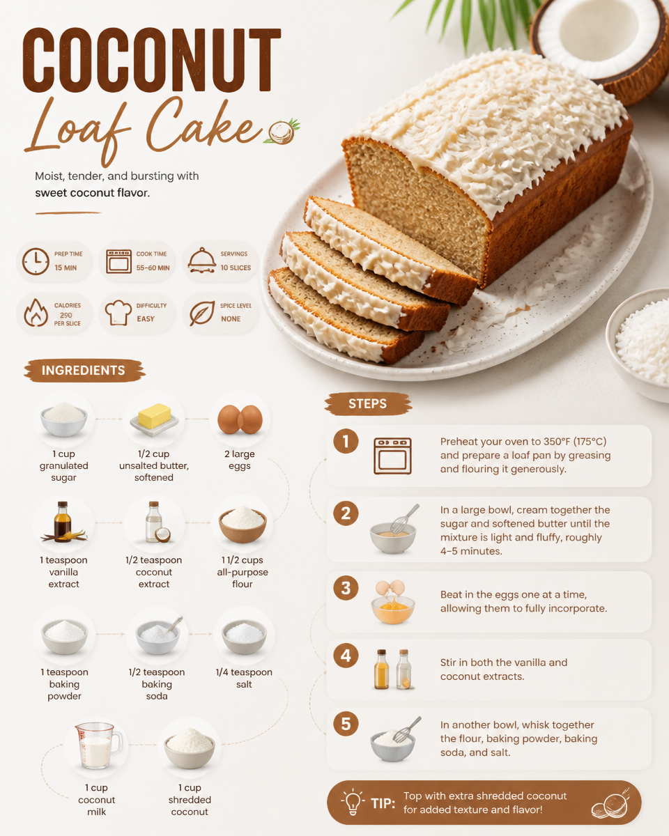 Coconut Loaf Cake