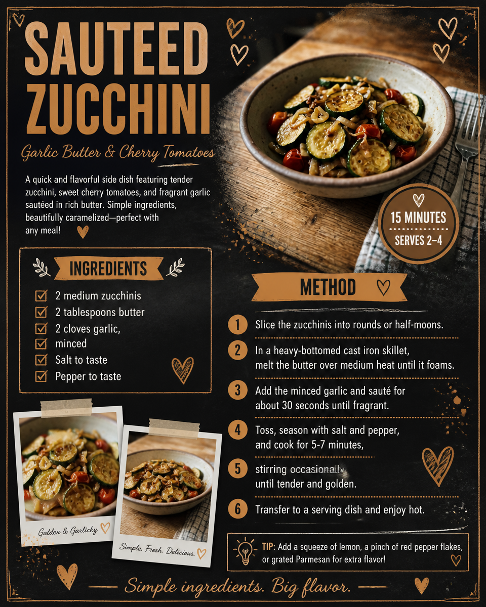 Sauteed Zucchini