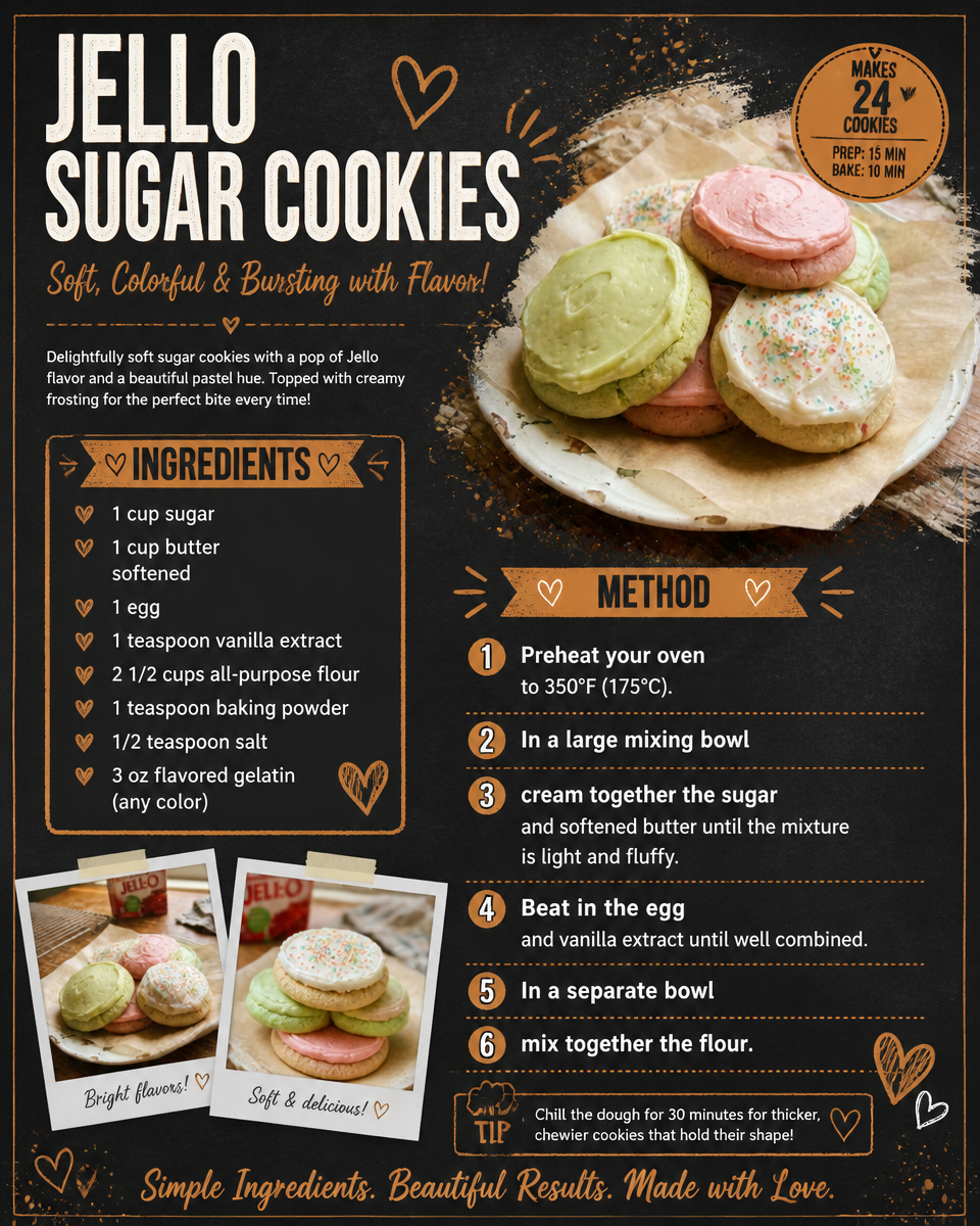 Jello Sugar Cookies