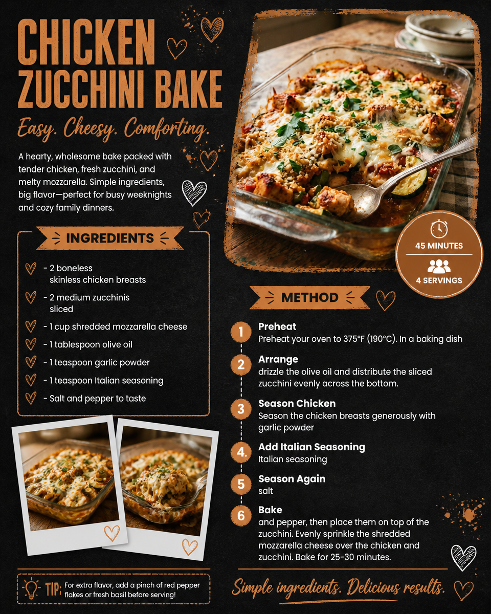 Chicken Zucchini Bake