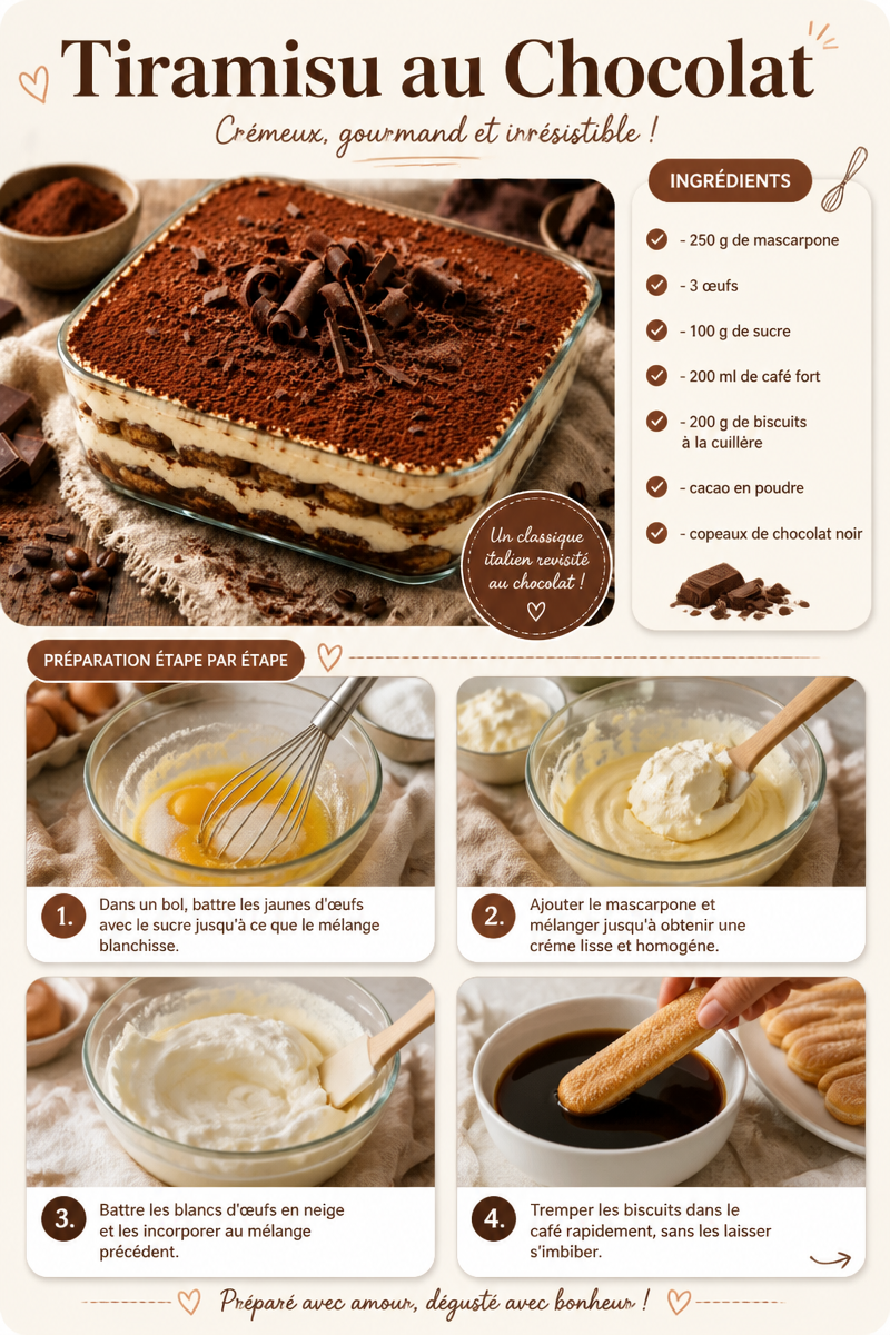 Tiramisu au Chocolat