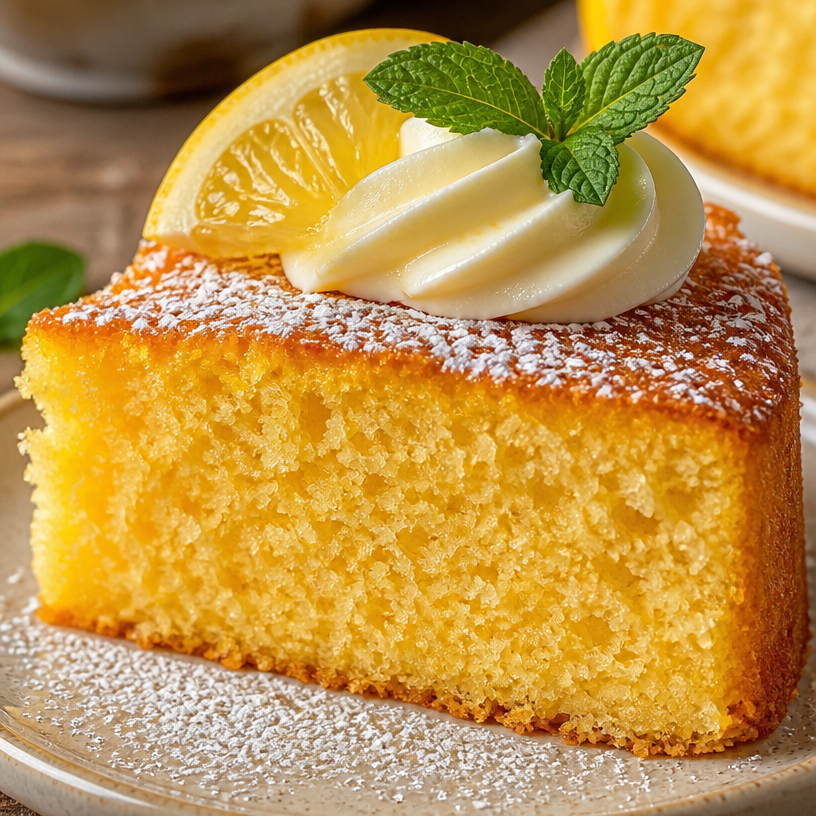 Gâteau moelleux au citron