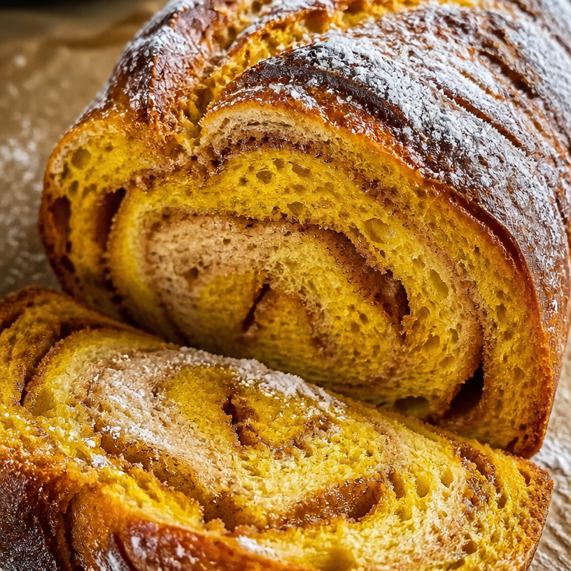 Pain au levain à la citrouille et à la cannelle