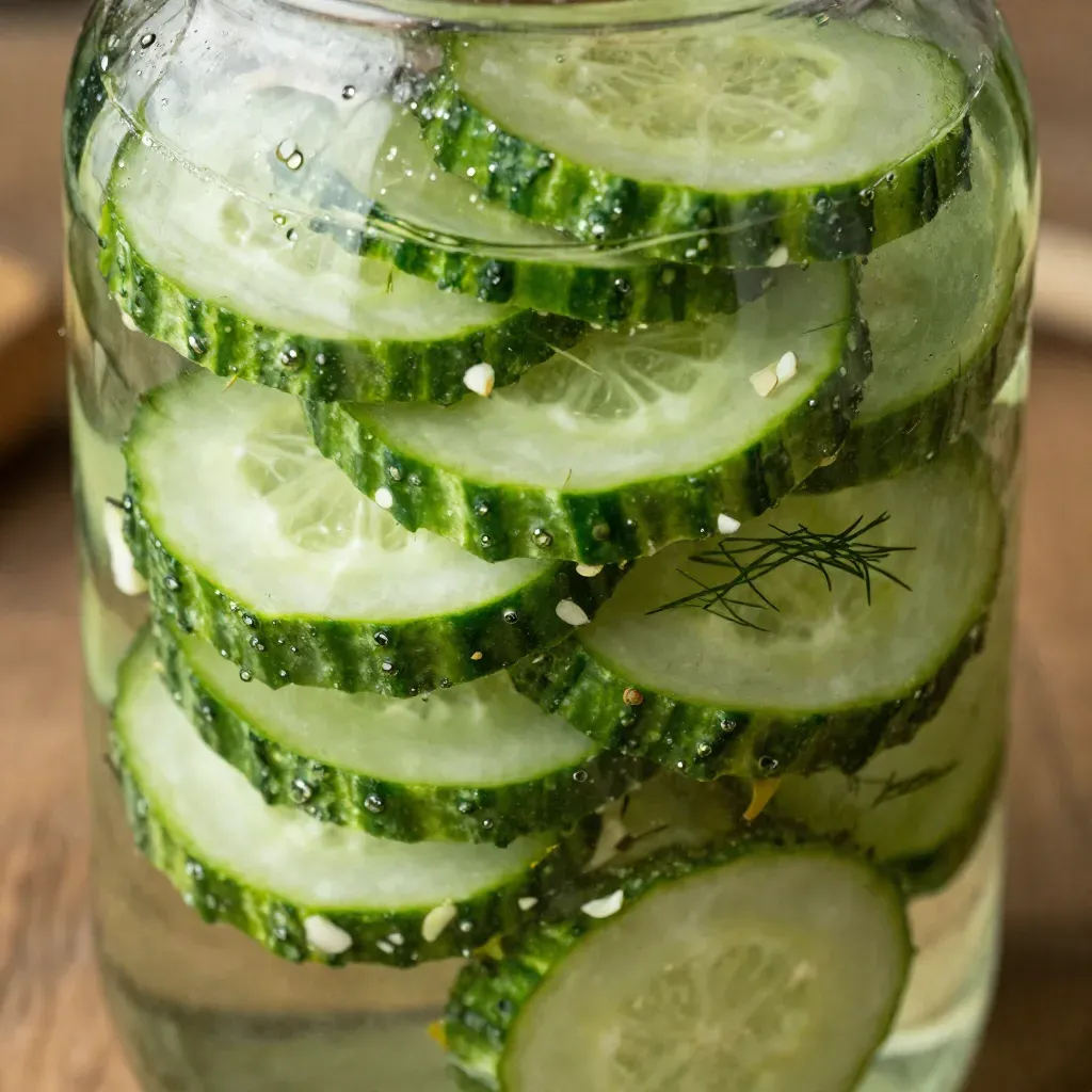 Quick Homemade Refrigerator Pickles Recipe