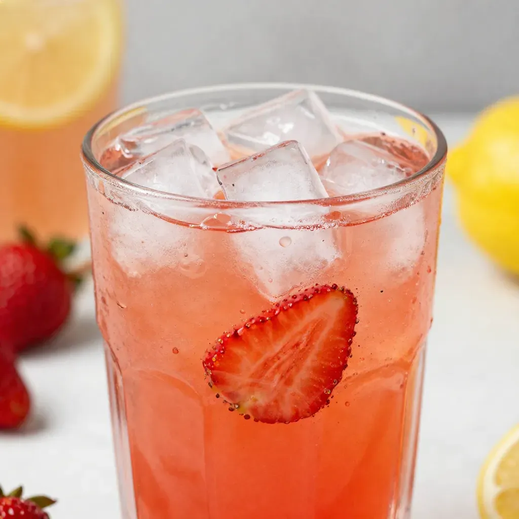 Strawberry Lemonade with Balsamic Glaze Recipe
