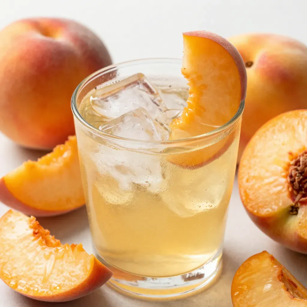Vinegar-Infused Peach Iced Tea Recipe