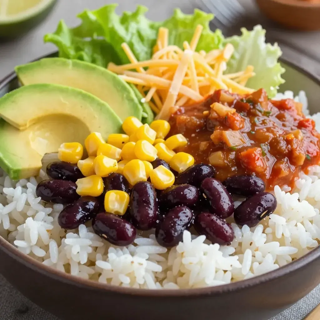 Easy No-Cook Black Bean Taco Bowls Recipe