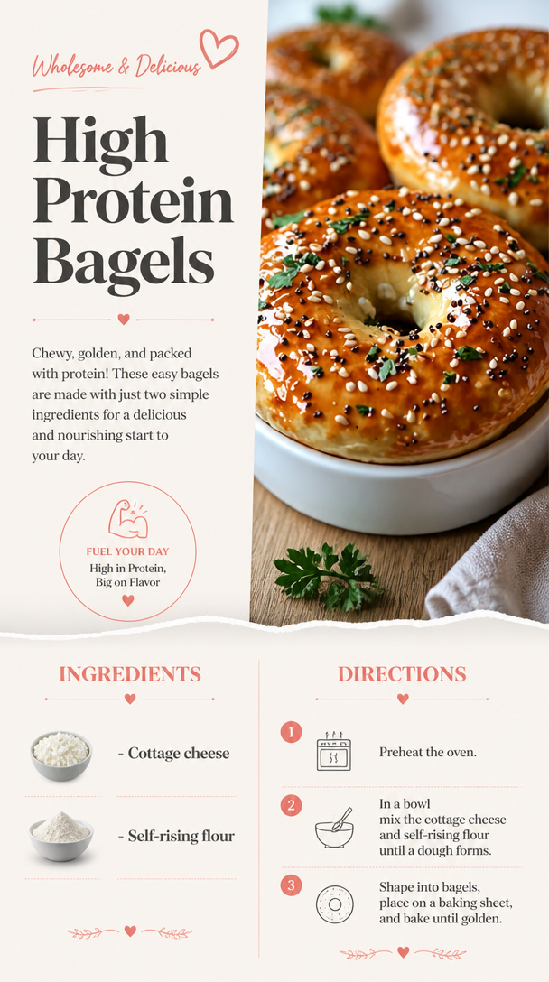 High Protein Bagels