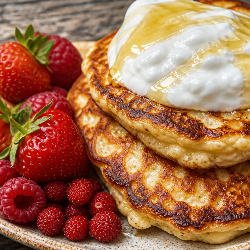 Cottage Cheese Pancakes (High Protein)