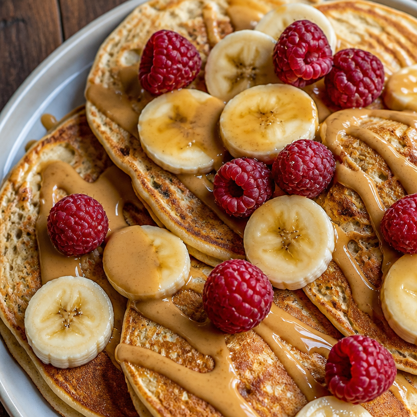 Peanut Butter Protein Pancakes