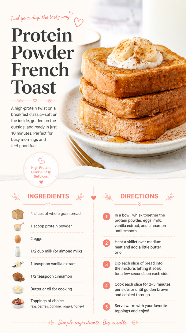 Protein Powder French Toast