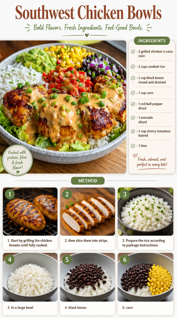 Southwest Chicken Bowls