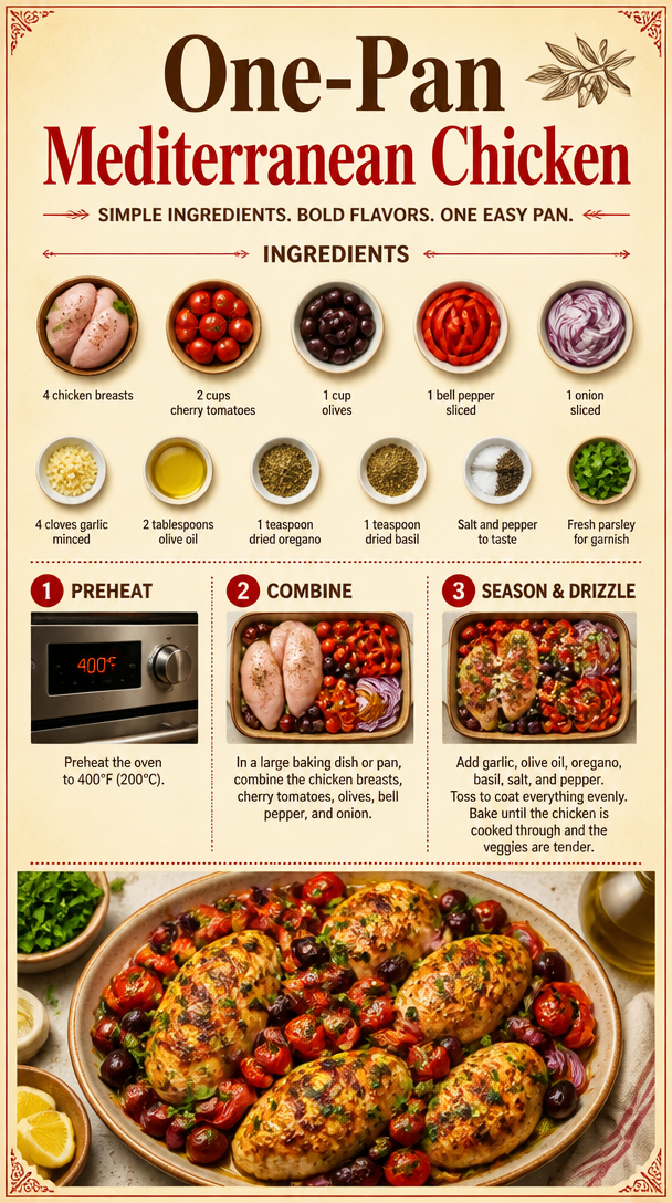 One-Pan Mediterranean Chicken