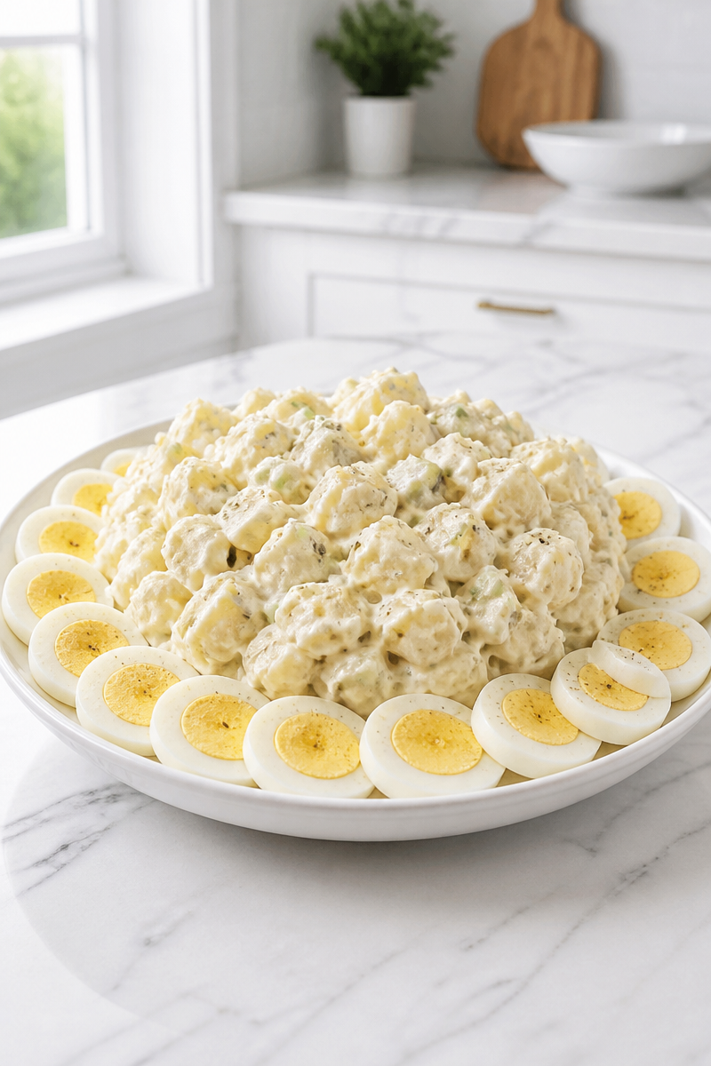 Classic Hellmans Potato Salad with Sweet Pickle Relish