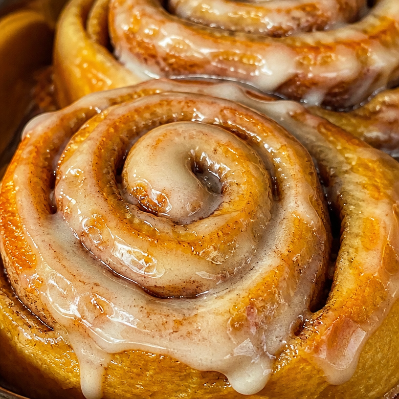 Roulés à la cannelle au potiron