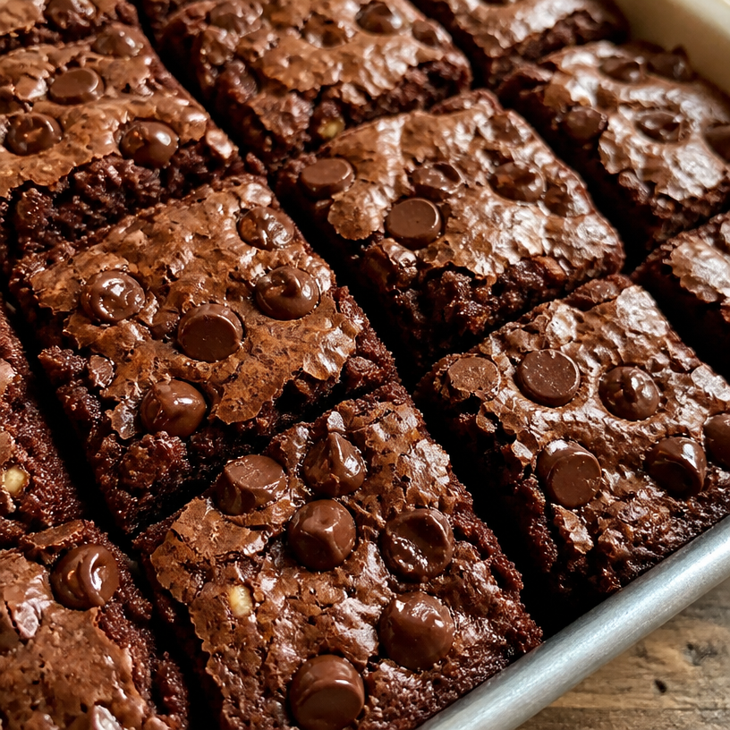Fudgy Banana Brownies