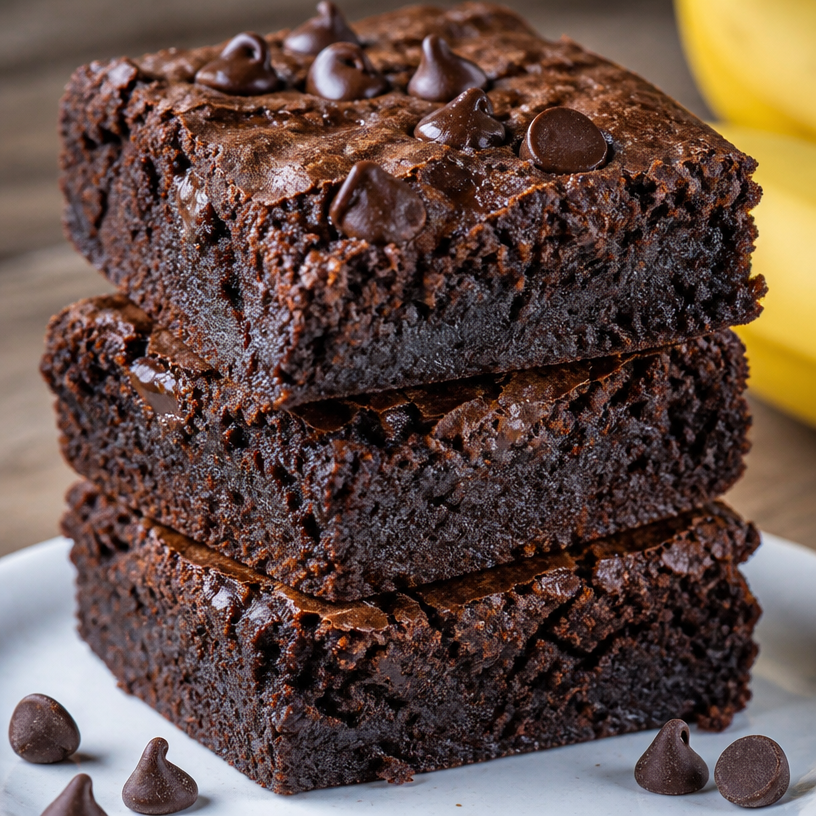 Deliciously Healthy Banana Brownies