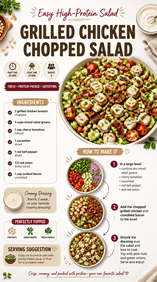 Grilled Chicken Chopped Salad
