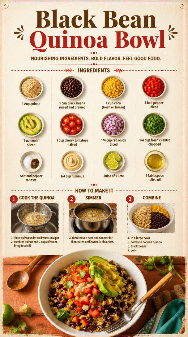 Black Bean Quinoa Bowl