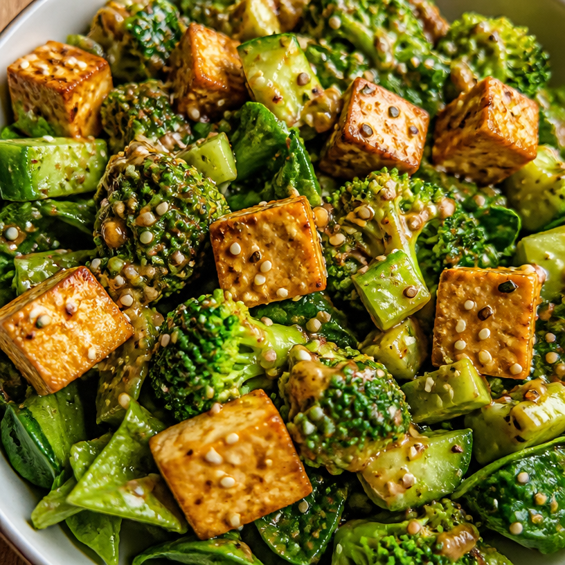 High-Protein Vegan Salad Bowl