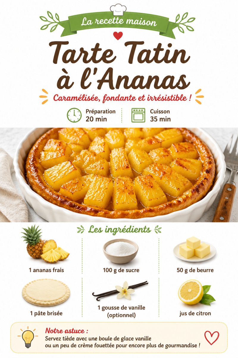 Tarte Tatin à l'Ananas