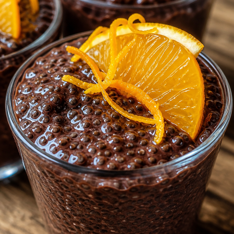 Pudding de Chia au Chocolat et à l'Orange