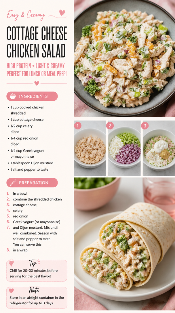 Cottage Cheese Chicken Salad