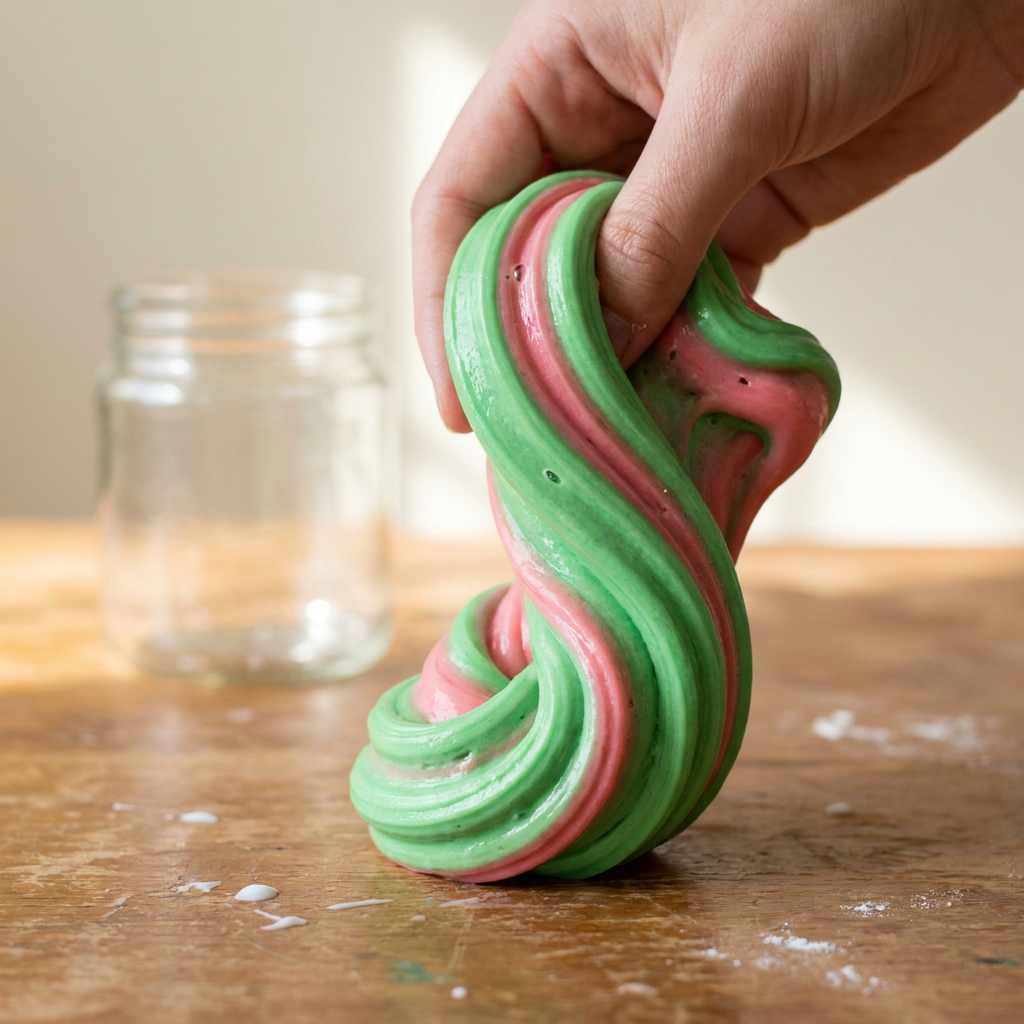 DIY Watermelon Slime 6 DIY Watermelon Slime: Easy Homemade Slime Recipe
