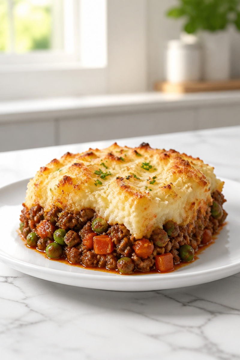 Classic Beef Shepherd Pie with Mashed Potato Crust